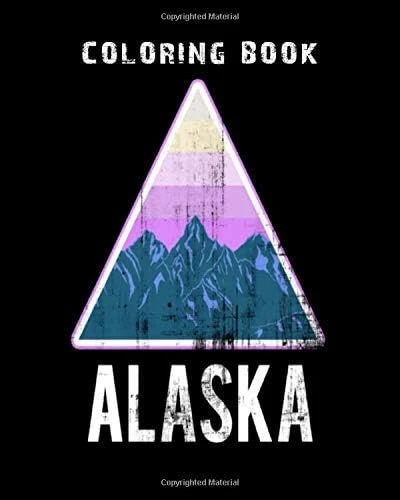 Coloring Book: Alaska Gift - 150 Pages - 8 X 10 Inches ürün görseli 1