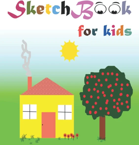Independently Published Sketchbook For Kids: (8"X10" Inch, 110 Pages) ürün görseli 1