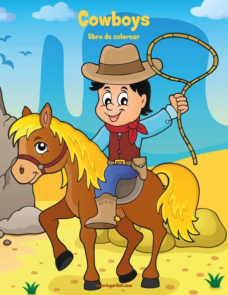Cowboys Libro De Colorear 1 ürün görseli 1