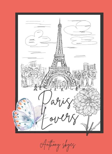 Independently Published Paris Lovers: Neat Rectangle Lined Sketch Pad, 8×11 Inches, 100 Pages With Paris Tower Designed Cover ürün görseli 1