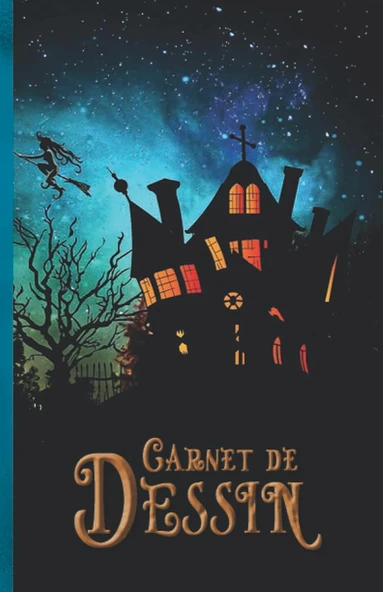 Independently Published Carnet De Dessin: Cahier De Dessin Pour Ado Et Adulte Halloween - Format A5 - 100 Pages Blanches - Couverture Souple - Pour Dessiner, Écrire Ou Faire Des Croquis ürün görseli 1