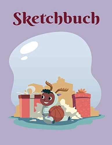 Sketchbuch: Ein Geschenk Heft Mit Den Blanko Seiten Für Skizzen Zeichnen Und Malen - Tolles Adventsgeschenk ürün görseli 1