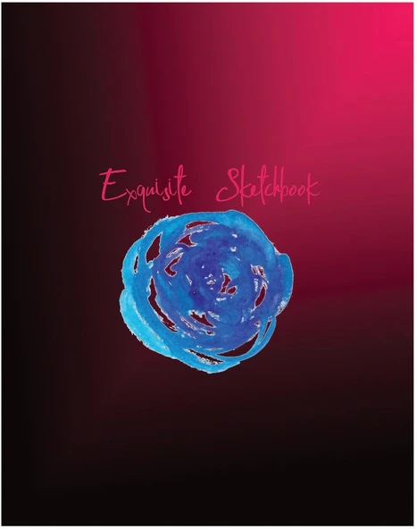 Exquisite Sketchbook: Wonderful Gift, Large 8 X 10 Blank, White, Unlined, Freely To Write, Sketch, Draw And Paint On For All. Enjoy Yourself By ... Journals) (99 Shades Of Sketch & Design) ürün görseli 1