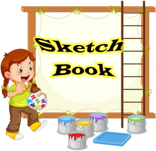 Sketch Book: Notebook For Drawing, Writing, Painting, Sketching Or Doodling, 110 Pages, 8.5X11 ürün görseli 1