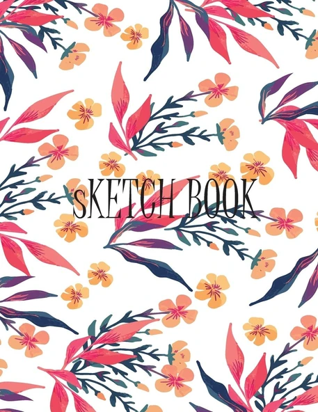 Sketch Book Cute Notebook For Drawing, Writing, Painting, Sketching Or Doodling 8.5*11 ürün görseli 1