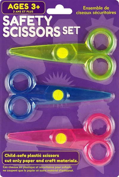 Safety Scissors Set (3 Pack) ürün görseli 1