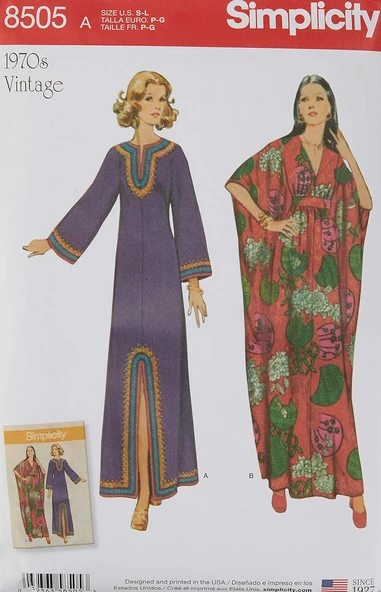 Simplicity Us8505A Kesim Deseni, Kadınlar Için, Kağıt, Beyaz, 22 X 15 X 1 Cm ürün görseli 1