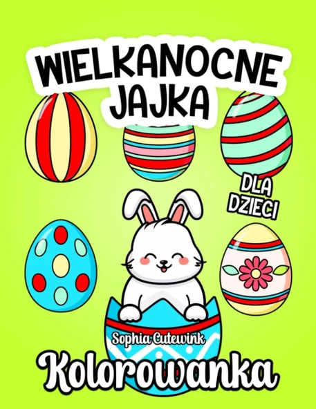 Wielkanocne Jajka Kolorowanka Dla Dzieci (Polish Edition) ürün görseli 1