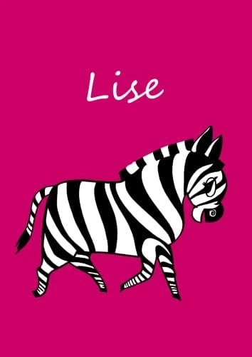 Lise: Individualisiertes Malbuch / Notizbuch / Tagebuch - Zebra - A4 - Blanko ürün görseli 1