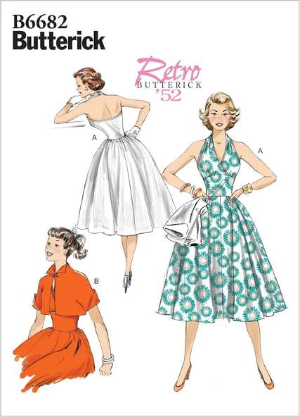 Butterick Kesim Deseni, Kağıt, Beyaz, Farklı Renklerde ürün görseli 1