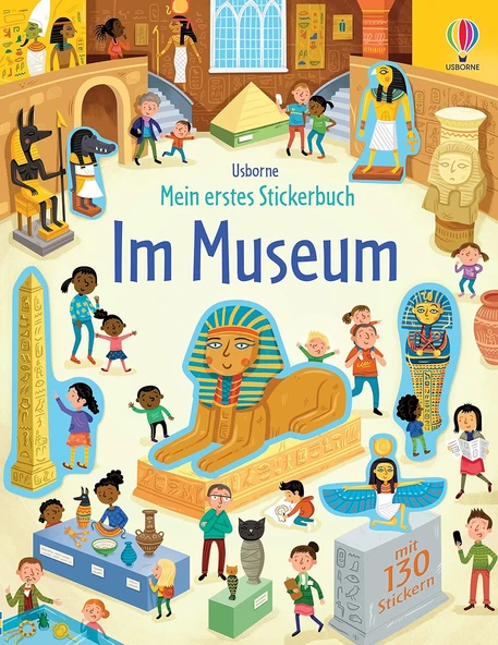 Mein Erstes Stickerbuch: Im Museum: Mit 130 Stickern Museen Aller Entdecken – Stickerheft Ab 3 Jahren (Meine Ersten Stickerbücher) ürün görseli 1