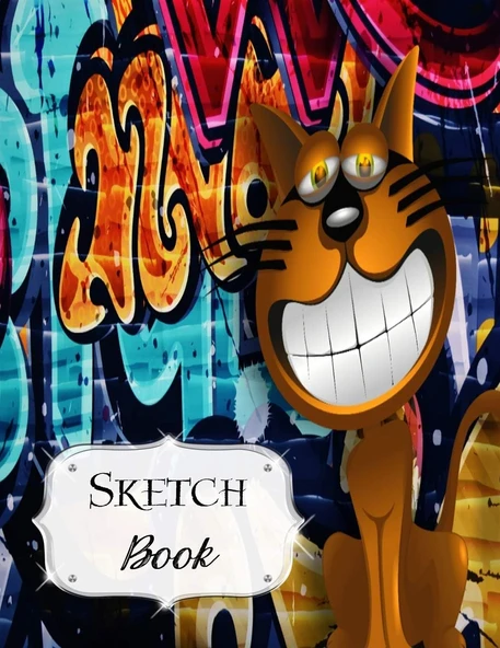 Sketch Book: Graffiti | Sketchbook | Scetchpad For Drawing Or Doodling | Notebook Pad For Creative Artists | #4 ürün görseli 1