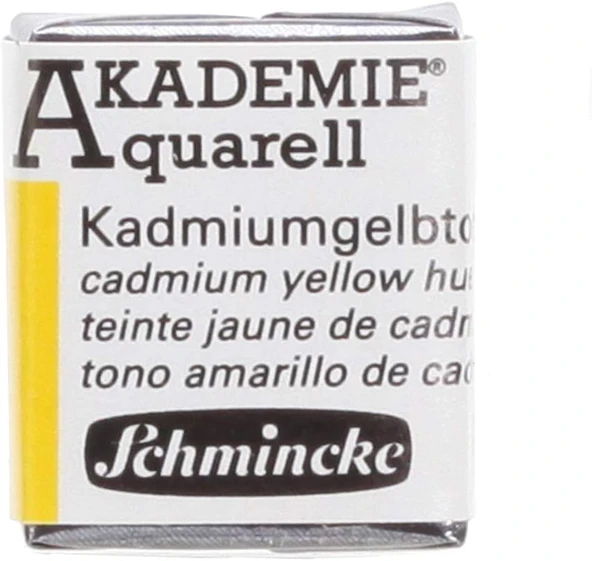 Schmincke Akademie Aquarell Yarım Tablet Sulu Boya 224 Cadmium Yellow ürün görseli 1