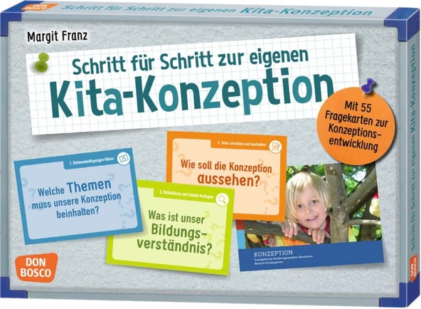 Schritt Für Schritt Zur Eigenen Kita-Konzeption: Mit 55 Fragekarten Zur Konzeptionsentwicklung (Mein Beruf - Meine Kita. Don Bosco Bildkarten Für Ausbildung, Teamentwicklung & Qualitätsmanagement) ürün görseli 1