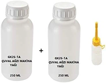 İskur Gk261A Çuval Ağzı Dikiş Dikme Makinası Yağı 500 Ml ürün görseli 1