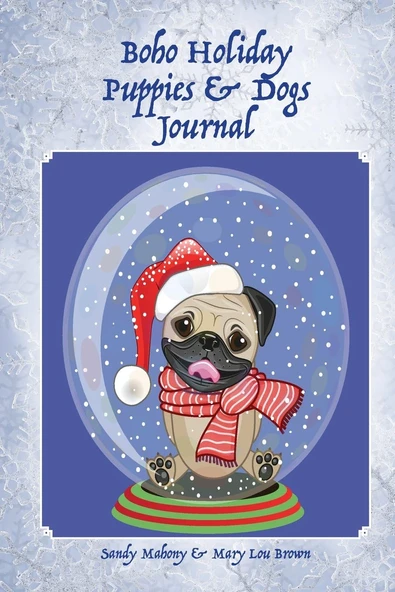 Boho Holiday Puppies & Dogs Journal ürün görseli 1