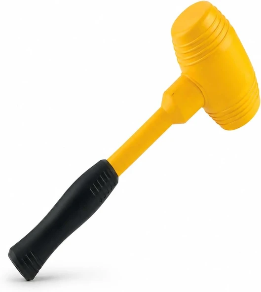 Orret Silikon Kaplamalı Plastik Tokmak – Darbeye Dayanıklı Lastik Tokmak, Kauçuk Çekiç, Ahşap Fayans Parke İçin Yüzey Dostu Tokmak, Ergonomik Saplı El Aleti ürün görseli 1