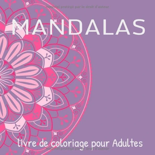 Mandalas: Livre De Coloriage Anti-Stress 50 Mandalas À Colorier ürün görseli 1