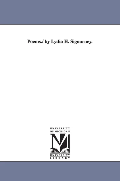Poems./ By Lydia H. Sigourney. ürün görseli 1