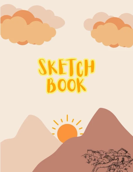 Independently Published Sketch Book For Creativity People: Drawing Book For Creativity People, 8.5 X 11 Inches (297 X 420 Mm), 120 Sheets, White. ürün görseli 1