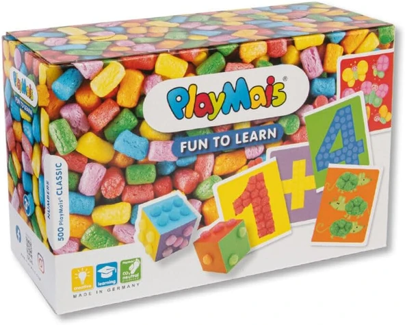 Playmais Fun To Learn Numbers El Işi Seti, 3 Yaşından Büyük Çocuklar Için, Motor Becerileri Oyuncağı, 550 Adet 14 Motif Şablonu, El Işi Için, Yaratıcılığı Ince Motor Becerilerini Teşvik Eder ürün görseli 1