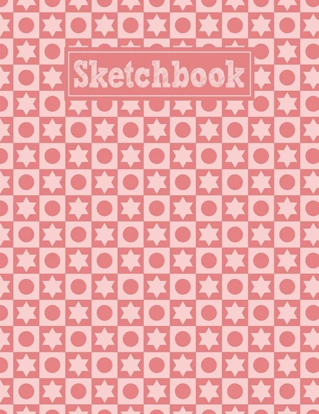 Sketchbook: 8.5 X 11 Notebook For Creative Drawing And Sketching Activities With Unique Geometric Shapes Themed Cover ürün görseli 1
