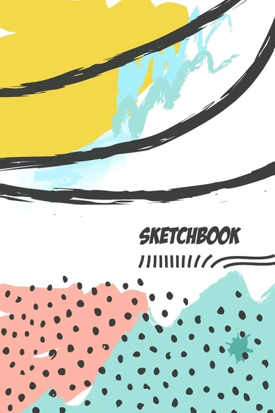 Sketchbook: Sketch Book: Notebook For Drawing, Writing, Painting, Sketching Or Doodling, 120 Pages, 6X9 (Premium Colorful Cover Vol.1) ürün görseli 1
