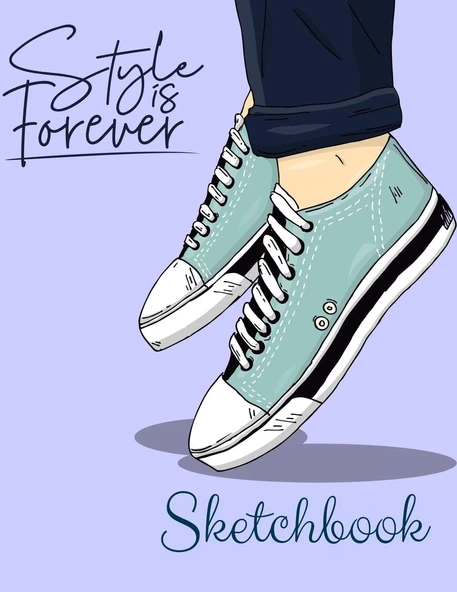 Is Forever Sketchbook| Notebook For Drawing, Writing, Painting, Sketching, Doodling| 200 Pages, 8.5X11 High White Paper ürün görseli 1