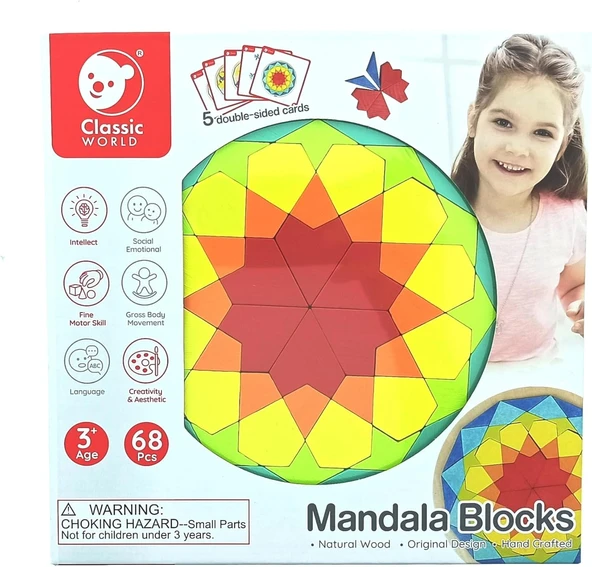 Ahşap Mandala Bulmaca ürün görseli 1