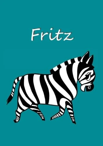 Malbuch / Notizbuch / Tagebuch - Fritz: A4 - Blanko ürün görseli 1