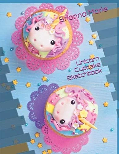 Unicorn Cupcake Sketchbook ürün görseli 1