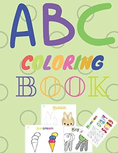 Abc Coloring Books For Kids Ages 2-6: Fun With Letters, Shapes, Colors, And Animals, Gift For Kids, Gift Book For Kids, 26 Page, 8.5 X 11 ürün görseli 1