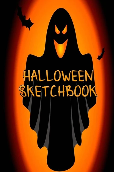 Halloween Sketchbook: Kids Halloween Sketchbook 6" X 9" 60 Pages Of Sketch Paper, Draw Your Own Pumpkins, Witch, Ghosts, Zombies Etc ürün görseli 1