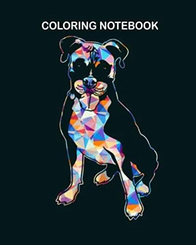 Coloring Book: Boxer Dog Tee 8 X 10 Inches ürün görseli 1