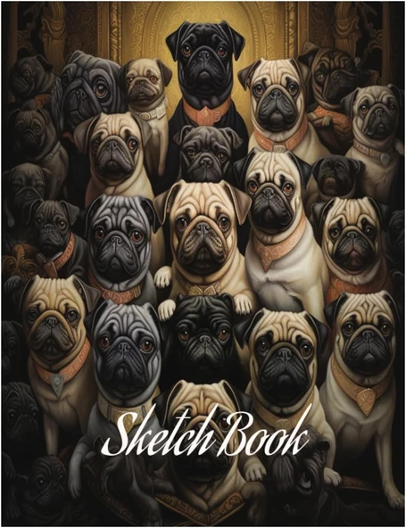 Sketch Book: Notebook For Drawing, Writing, Painting, Sketching Or Doodling. ürün görseli 1