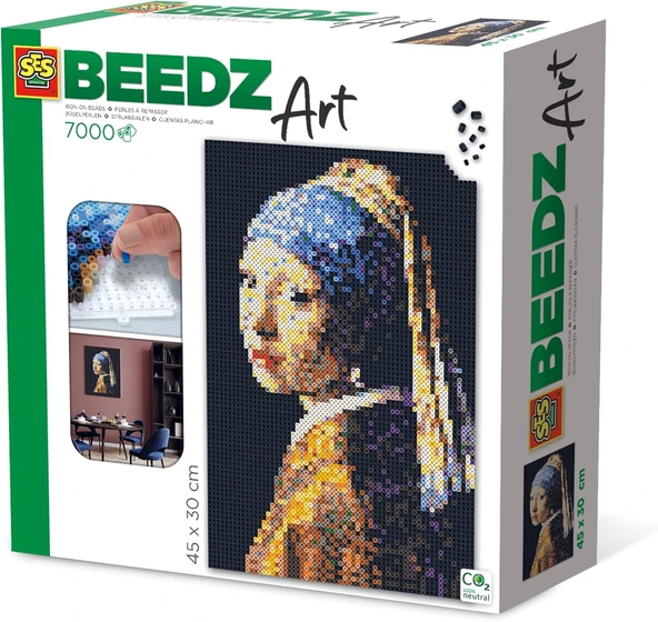 Ses Creative 06004 Vermeer - İncili Küpeli Kız Ütülü İnciler, Orta ürün görseli 1