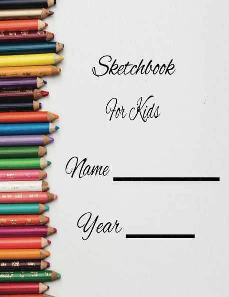 Sketchbook For Kids: 8.5" X 11" 100 Pages ürün görseli 1