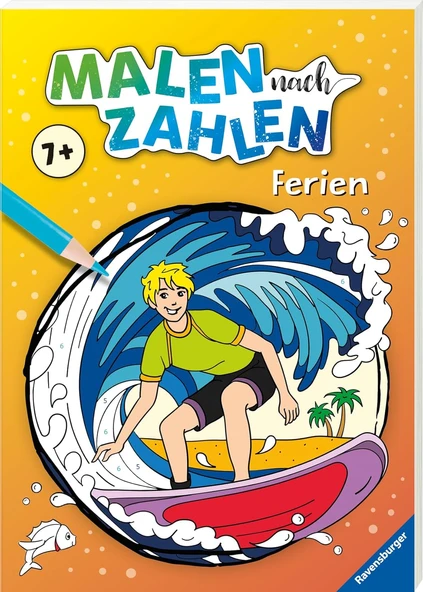 Ravensburger Malen Nach Zahlen Ab 7 Jahren Ferien - 48 Motive - Malheft Für - Nummerierte Ausmalfelder ürün görseli 1