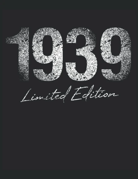 Coloring Book - 101 Mandalas - Limited 1939 Year Birthday Edition Born Grunge: Funny Used Line Birthday Gift - A4 (8, 5X11) ... - Antistress - Relax - Anti Stress - To Color ürün görseli 1
