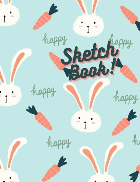 Sketch Book: A Large Notebook With Blank Paper For Drawing, Writing, Doodling And Painting. ürün görseli 1