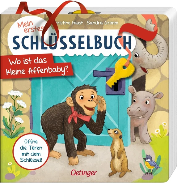 Mein Erstes Schlüsselbuch: Wo Ist Das Kleine Affenbaby? ürün görseli 1