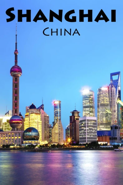 Life Is Short And The Is Wide, Time To Explore Shanghai: A Blank Sketchbook For Artists, Drawing, Doodling, Writing, And Recording Your Travels ... Lovers.: 100 Pages, 6X9 Matte ürün görseli 1
