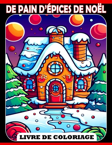 Independently Published Livre De Coloriage De Pain D'Épices De Noël: Des Pages De Coloriage Amusantes Et Faciles Dans U ürün görseli 1