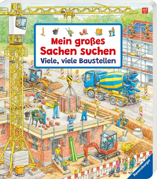 Mein Großes Sachen Suchen: Viele, Viele Baustellen ürün görseli 1