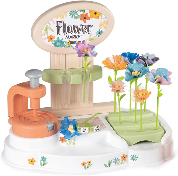 Smoby, 350407, Çiçek Pazarı, Çiçek Üretici, 100'Den Fazla Aksesuar, Özel Tasarımlar ürün görseli 1