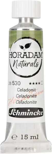 Schmincke Horadam Aquarell Naturals Vegan Suluboya 15 Ml Tüp 530 Celadonite ürün görseli 1