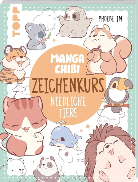 Manga Chibi – Zeichenkurs Niedliche Tiere: 75 Knuddlige Kreaturen Schritt Für Schritt Erklärt ürün görseli 1