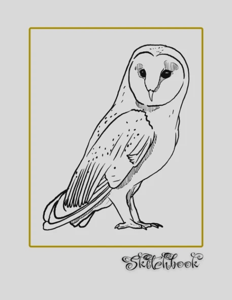 Sketchbook: Bird Sketch, Large 8.5" X 11", 110 Pages, Perfect For Everyone, Crayons, Pencils, Drawing And Sketching ürün görseli 1