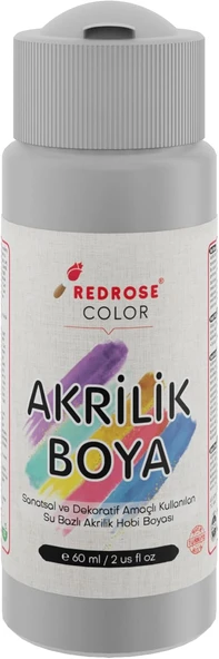 Red Gri Akrilik Boya 60 Ml ürün görseli 1