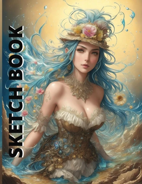 Sketch Book: Notebook For Drawing, Writing, Painting, Sketching Or Doodling, 110 Pages, 8.5X11: Sketchbook Journal & Notebook: A Large Journal With ... Painting, Writing, School, Class And ürün görseli 1